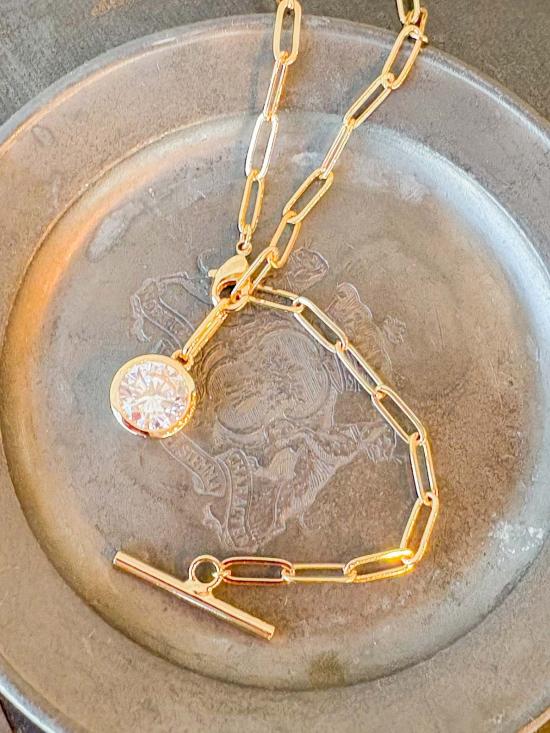  탯치 목걸이/팬던트 태치 도티 라리아트 목걸이 - THATCH