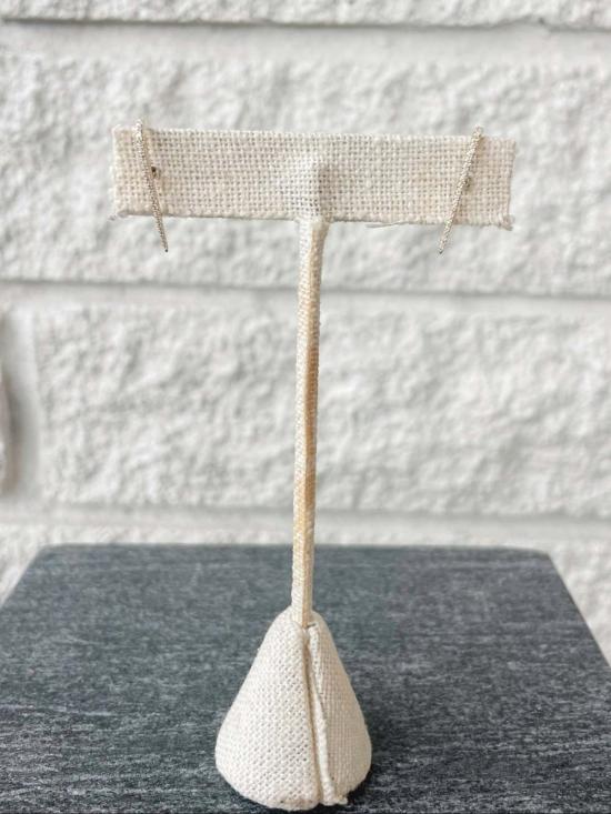  가브리엘라 아티가스 이어링 가브리엘라 아르티가스 키바 귀걸이, 화이트 파베 다이아몬드 귀걸이