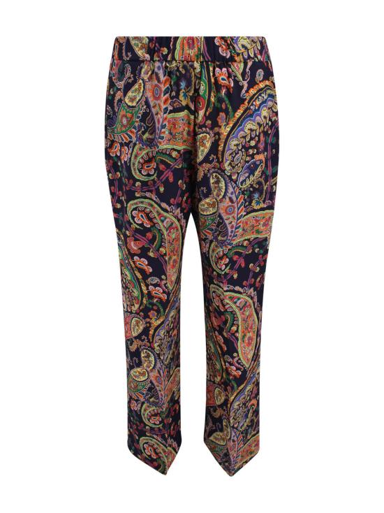  에트로 팔라초 팬츠 부츠컷 플레어 팬츠 블루 - ETRO