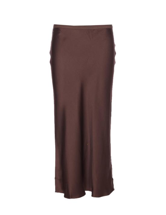  애니빙 롱 스커트 아니네 빙 바 실크  브라운