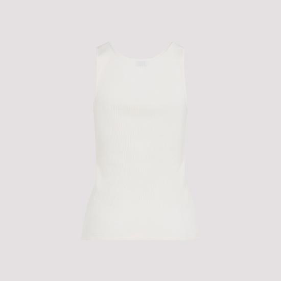 26SS 생로랑 민소매 티셔츠 823603 Y37EC 9469 NATUREL NOIR - SAINT LAURENT