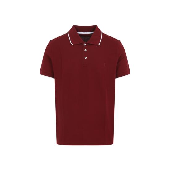 26SS 생로랑 폴로 티셔츠 862976 Y37ZE 6190 BORDEAUX NATUREL - SAINT LAURENT