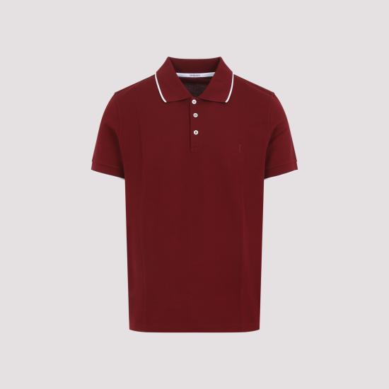 26SS 생로랑 폴로 티셔츠 862976 Y37ZE 6190 BORDEAUX NATUREL - SAINT LAURENT