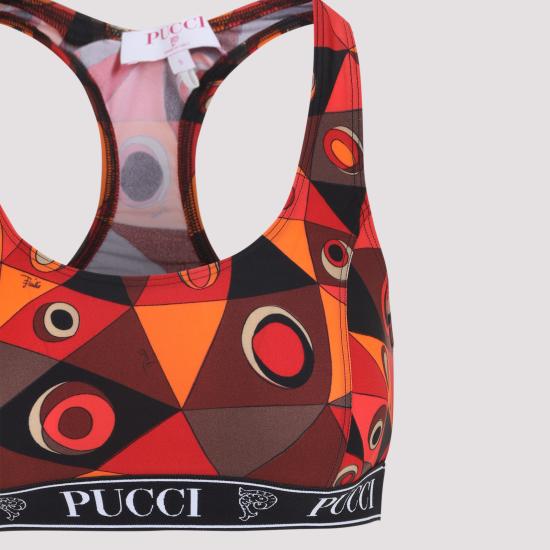 26SS 푸찌 트레이닝 티셔츠 6HTP57 6H865 P17 ORANGE BLACK - PUCCI