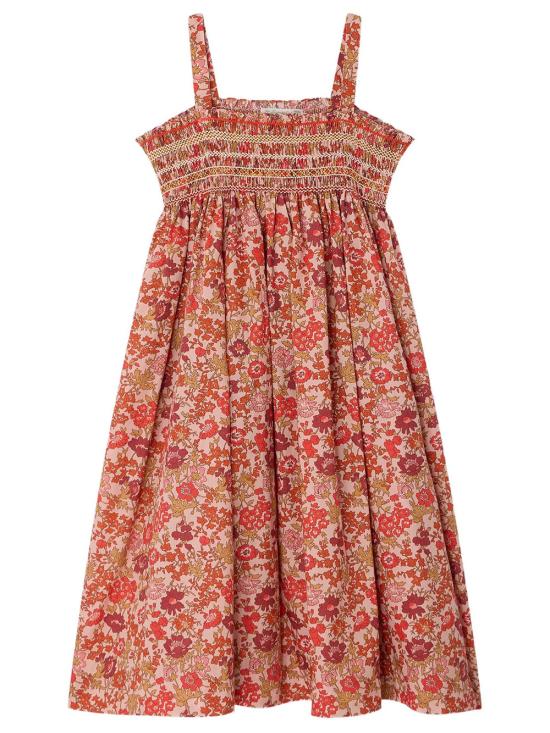 26SS [키즈] 봉쁘앙 원피스 S06GDRW00047 520 FLEURS ROSE