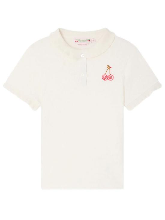 26SS [키즈] 봉쁘앙 티셔츠 S06GTSK00018 102 UPB BLANC LAIT