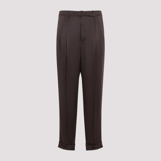 26SS 생로랑 스트레이트 팬츠 854428 Y4K19 2658 CHOCOLAT - SAINT LAURENT