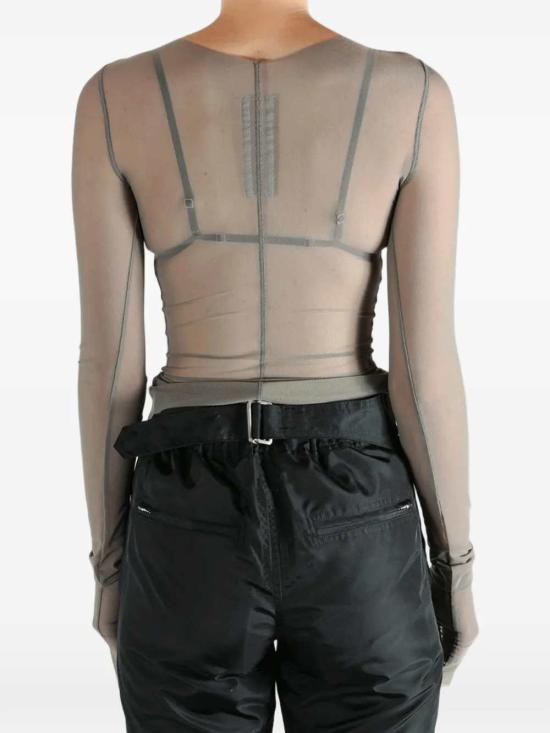 26SS 릭 오웬스 긴팔 티셔츠 RO01F6277TUS 08 PEARL - RICK OWENS