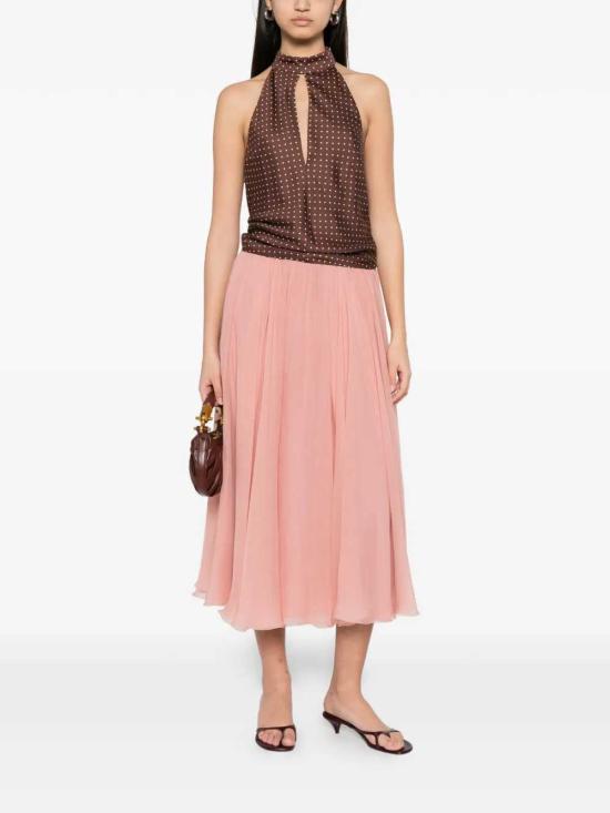 26SS 돌체앤가바나 롱 스커트 F4CPUTFU1UR F0844 ROSA ANTICO - DOLCE & GABBANA