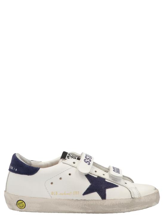  [키즈] 골든구스 스니커즈 골든 구스 아동용 올드스쿨 스니커즈 화이트/블랙