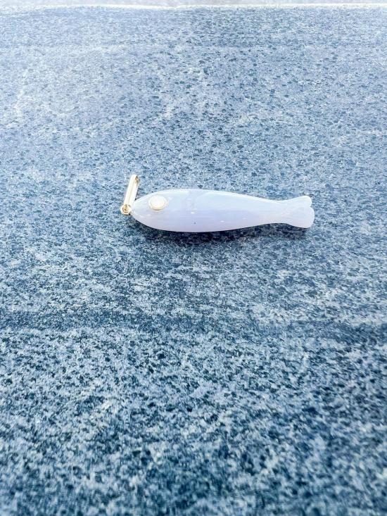  탯치 목걸이/팬던트 Thatch Fortuna Lace Charm Blue - THATCH