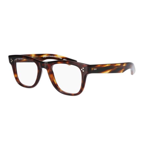  카돌 안경 보이저 23 클래식 호피무늬 프레임 안경 (메탈릭 액센트 포함) - KADOR