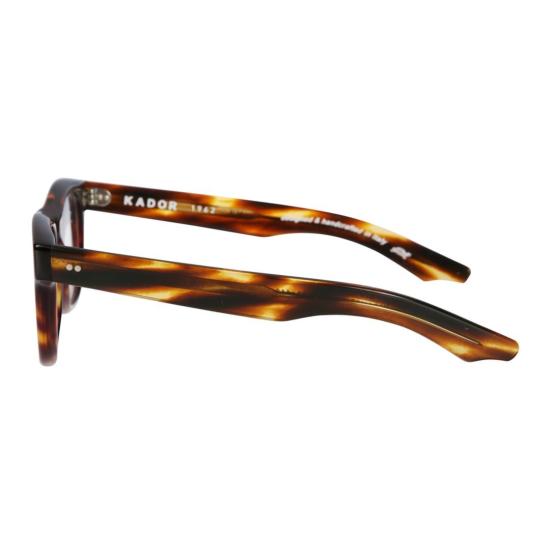  카돌 안경 보이저 23 클래식 호피무늬 프레임 안경 (메탈릭 액센트 포함) - KADOR