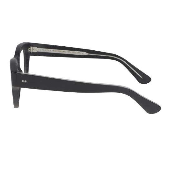  카돌 안경 타임리스/N 1962 직사각형 블랙 안경, 은은한 실버 포인트 - KADOR