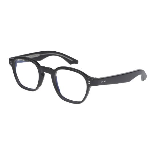  카돌 안경 K-Master 사각 프레임 안경, 은은한 은색 리벳 장식 - KADOR