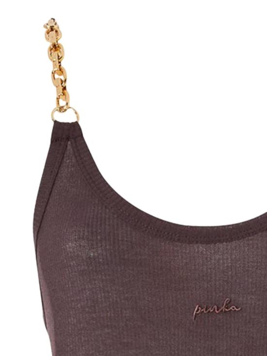 26SS 핑코 롱 원피스 106629A32CM28 Brown - PINKO