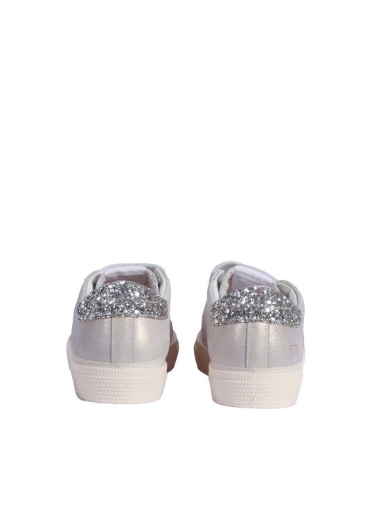  [키즈] 골든구스 스니커즈 골든 구스 키즈 올드 스쿨 스웨이드 갑피 및 스트랩, 광택 가죽 별 모양 굽 스니커즈 - GOLDEN GOOSE