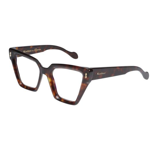  카돌 안경 바네사 글래머 오버사이즈 호피무늬 사각 프레임 안경 - KADOR