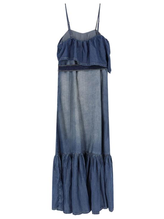 26SS 핑코 롱 원피스 106626A388PJC Blue - PINKO