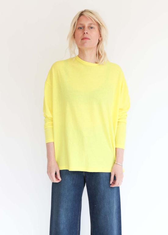  이치 앤티퀴트 긴팔 티셔츠 이치 앤티크 루즈핏 풀오버 티셔츠 - ICHI ANTIQUITES