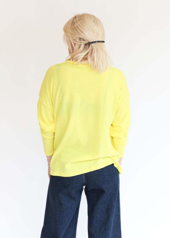  이치 앤티퀴트 긴팔 티셔츠 이치 앤티크 루즈핏 풀오버 티셔츠 - ICHI ANTIQUITES