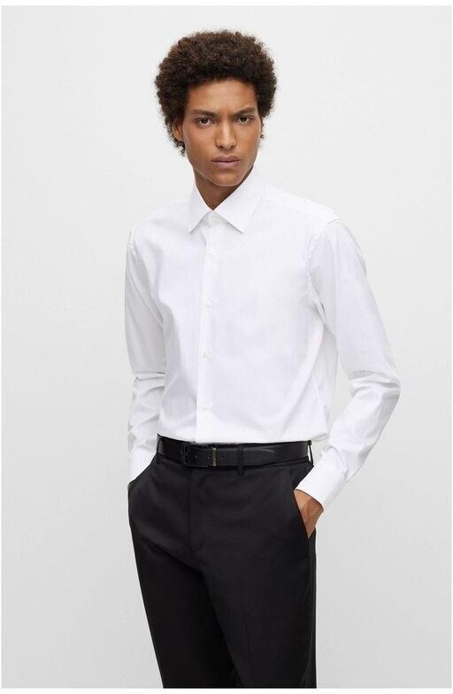 26SS 보스 긴팔 셔츠 50479943 10245425 01 100 White - BOSS