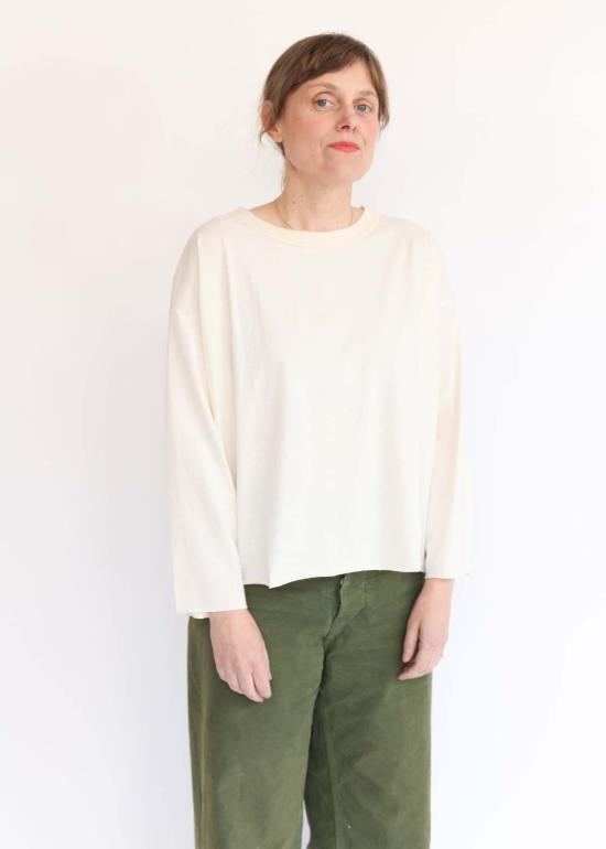  이치 앤티퀴트 긴팔 티셔츠 이치 앤티크 무염 풀오버 - ICHI ANTIQUITES