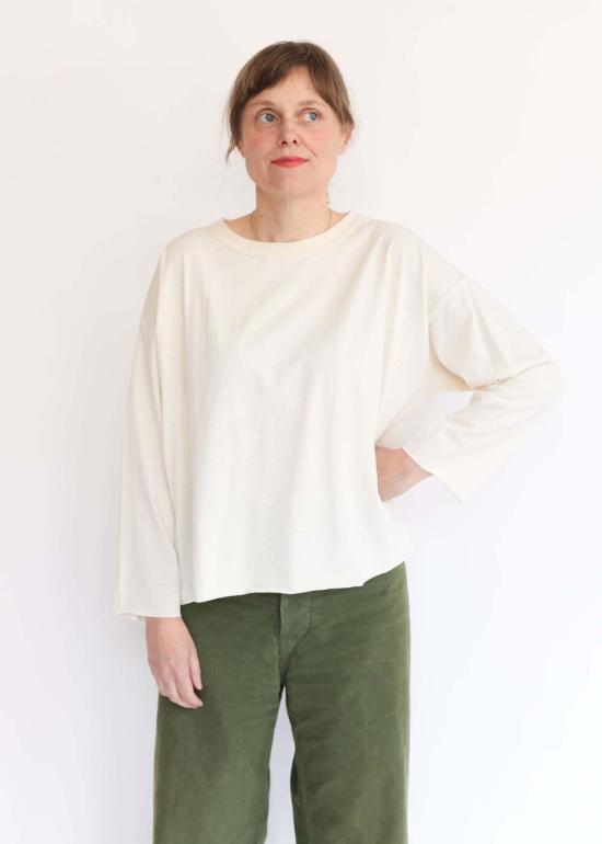  이치 앤티퀴트 긴팔 티셔츠 이치 앤티크 무염 풀오버 - ICHI ANTIQUITES