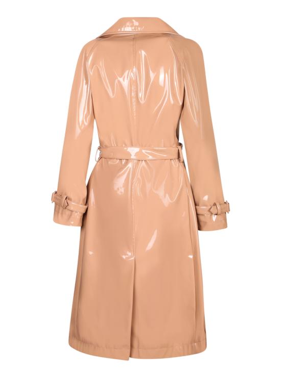 26SS 돌체앤가바나 코티드 팍스 레더 트렌치 코트 F0W3WT FUSW7 M0179 Beige - DOLCE & GABBANA