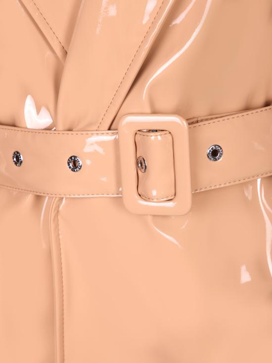 26SS 돌체앤가바나 코티드 팍스 레더 트렌치 코트 F0W3WT FUSW7 M0179 Beige - DOLCE & GABBANA