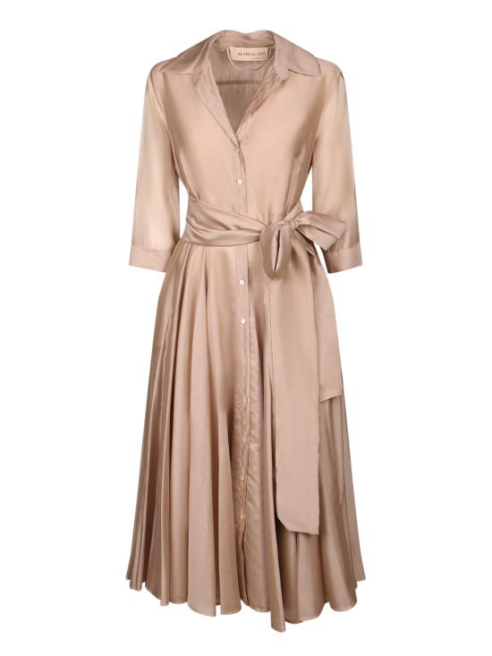 26SS 블랑카 비타 롱 원피스 ALLIA 1824 AGATA Beige