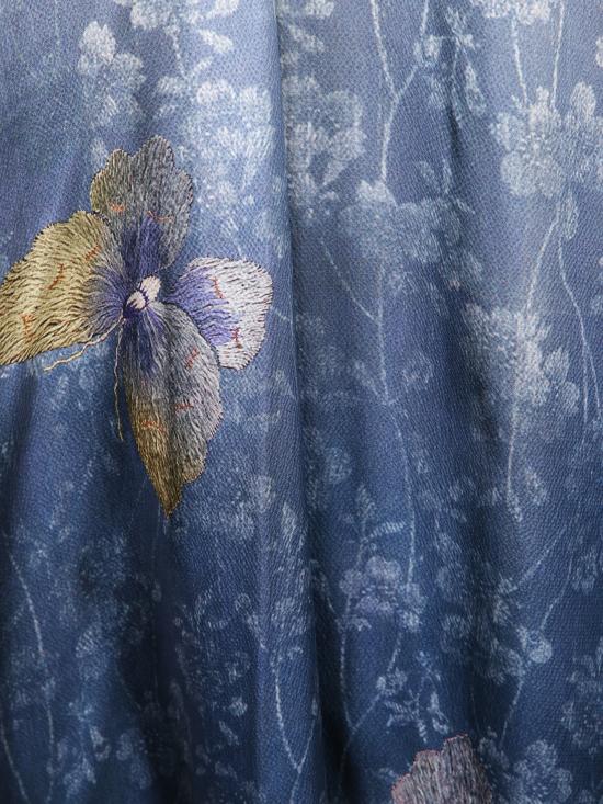 26SS 피에르루이마샤 롱 원피스 AB12658 MUTKA 518029 Blue - PIERRE LOUIS MASCIA