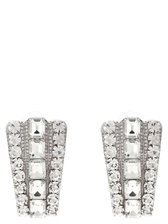  셀프 포트레이트 이어링 멀티 크리스탈 귀걸이