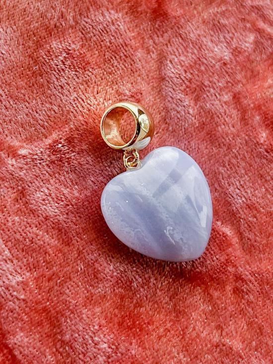  탯치 목걸이/팬던트 Thatch Gemma Blue Lace Bail Charm