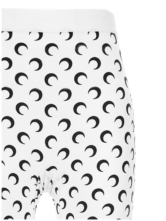  마린세르 레깅스 마린 세르 문 프린트 저지  화이트/블랙 - MARINE SERRE