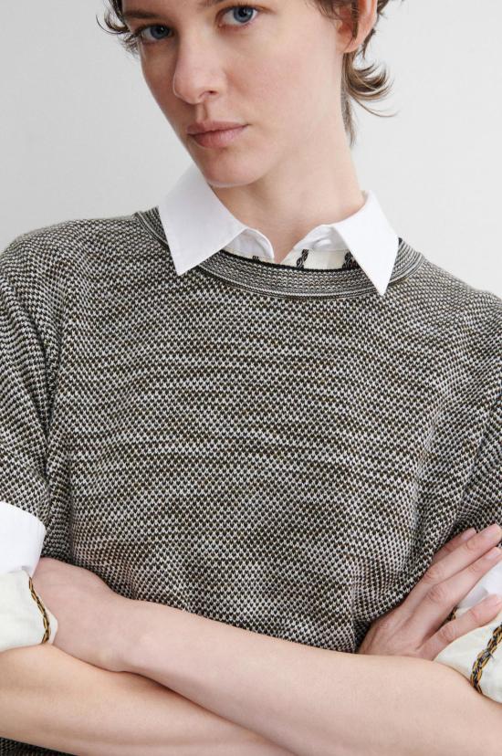  레이첼 코미 스웨터 제람 탑 블랙 멀티 - RACHEL COMEY