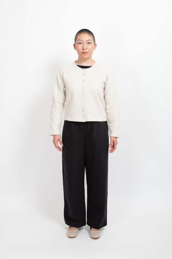  그래블 앤 골드 가디건 홀스 카디건 문스톤 - GRAVEL & GOLD