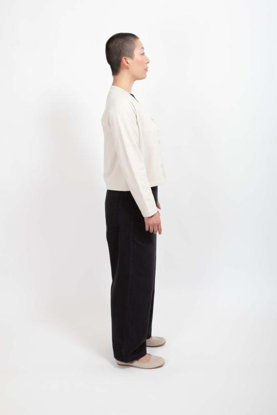  그래블 앤 골드 가디건 홀스 카디건 문스톤 - GRAVEL & GOLD