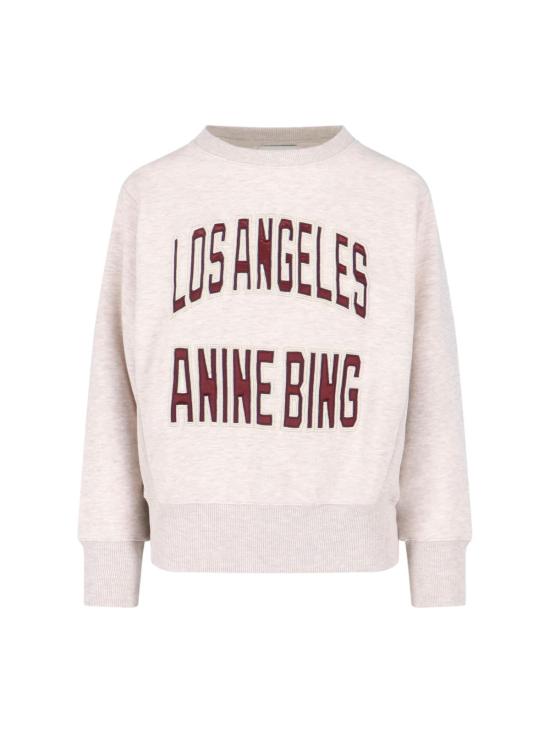  애니빙 스웨터 아니네 빙 크루넥 스웨트셔츠 크림
