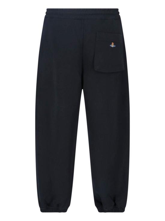  비비안웨스트우드 트레이닝/조거 팬츠 비비안 웨스트우드 코튼 조거 팬츠 블랙 - VIVIENNE WESTWOOD