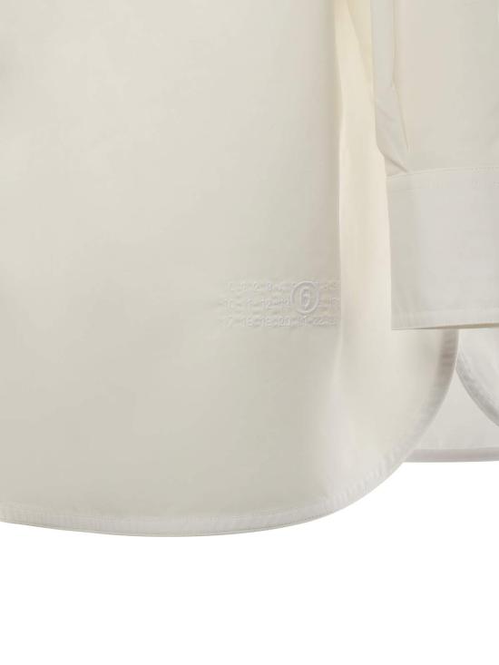  MM6 메종마르지엘라 긴팔 셔츠 Mm6 메종 마르지엘라 코튼 셔츠 베이지 - MM6 MAISON MARGIELA