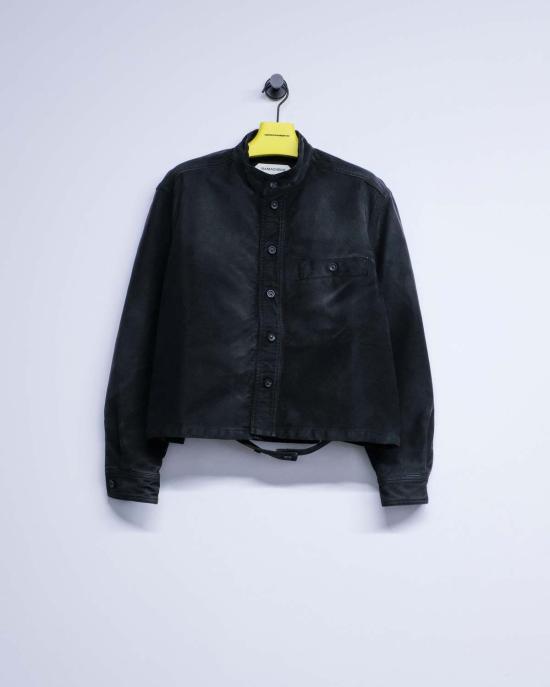  나마체코 데님 자켓 렌 코튼 메라우드 오버셔츠