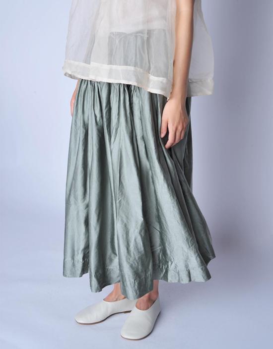  술라 클로딩 LTD 롱 스커트 술라 클로딩 주식회사 섀도우 프리다 스커트 그린 - SULA CLOTHING LTD.