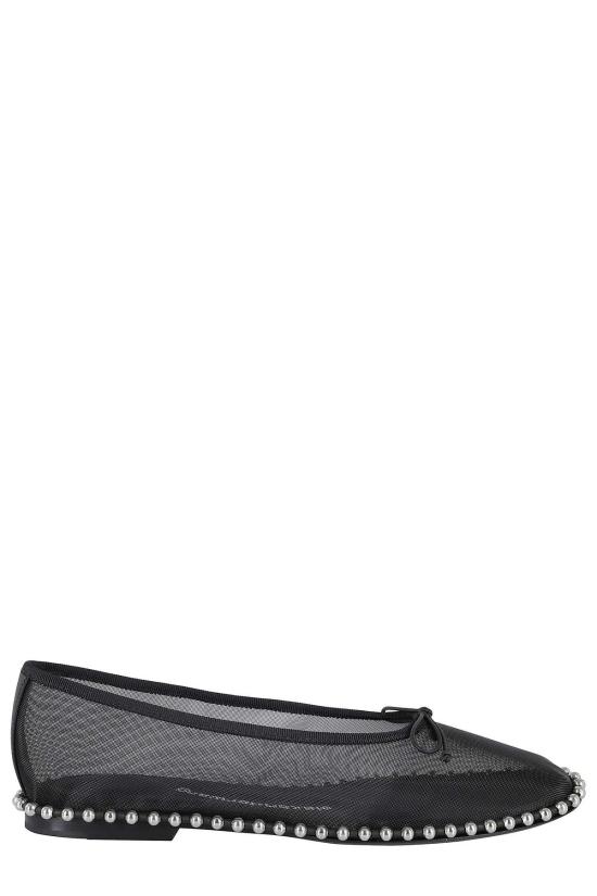  알렉산더 왕 플랫 슈즈 리나 볼체인 플랫 블랙