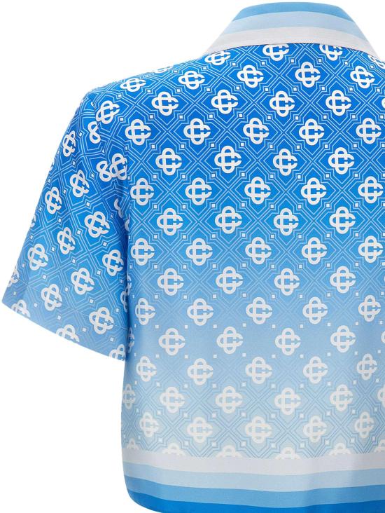 26SS 카사블랑카 블라우스 WSS26SH26601 LICHTBLUE - CASABLANCA