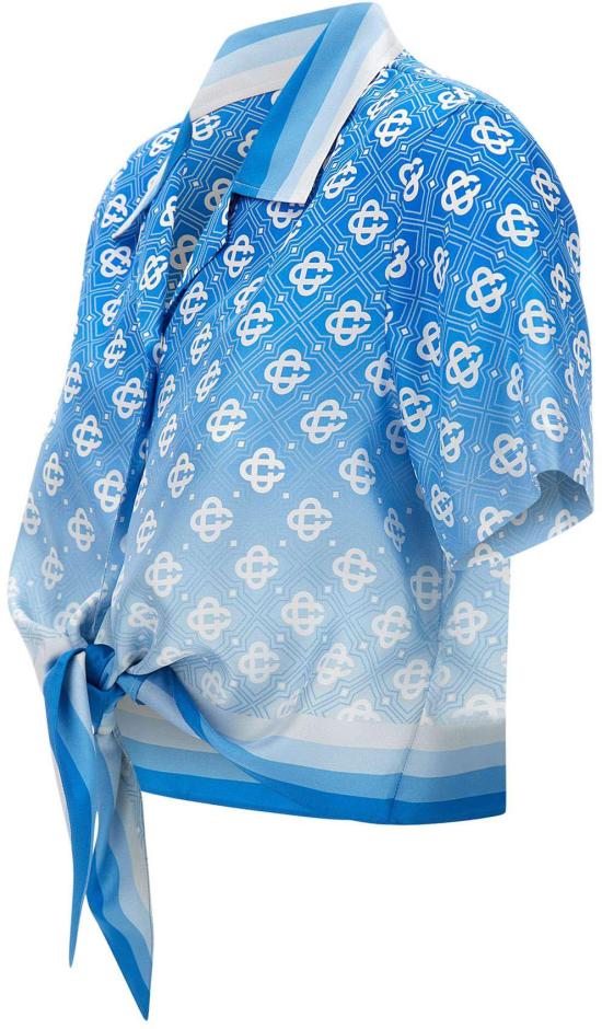 26SS 카사블랑카 블라우스 WSS26SH26601 LICHTBLUE - CASABLANCA