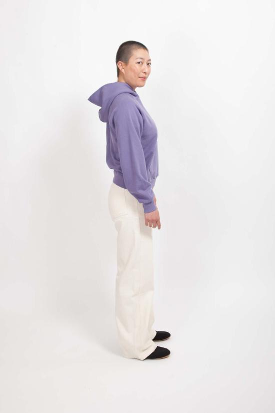  그래블 앤 골드 후드 티셔츠 그래블 & 골드 에셔 후드티 위스테리아 - GRAVEL & GOLD