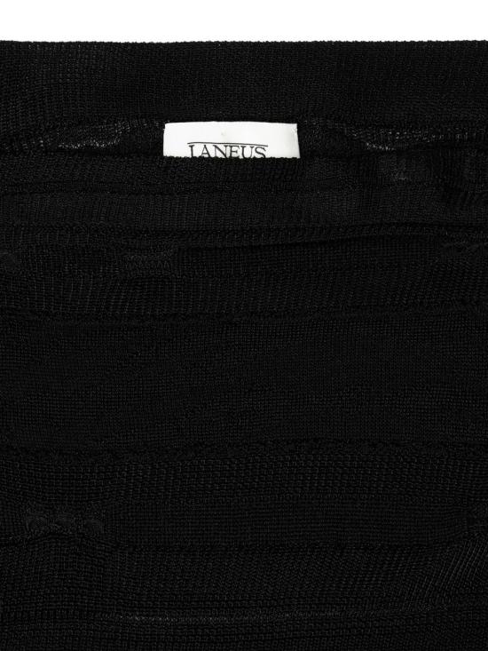 26SS 라니우스 미디 스커트 S6LAWOKK145 110 Nero - LANEUS