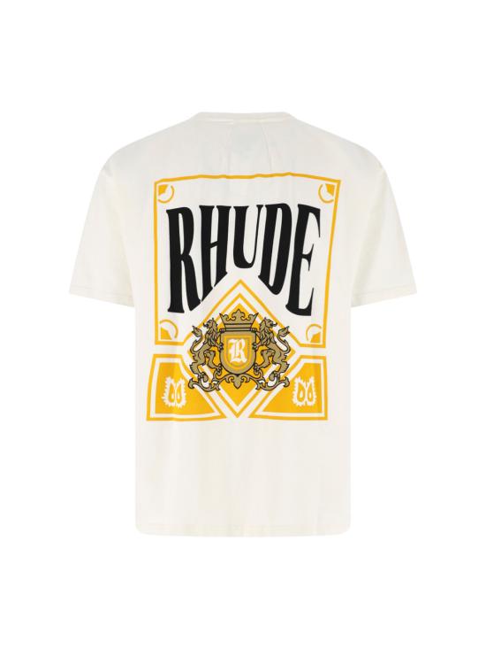 26SS 루드 반팔 티셔츠 RHSS26TT02012 6186 White - RHUDE