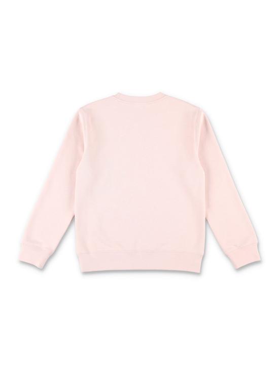  [키즈] 골든구스 풀오버 골든 구스 로고 아동용 면 스웨트셔츠 세피아 로즈 색상 - GOLDEN GOOSE